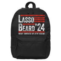 Lasso Beard 2024 , MAKE AMERICA BELIEVE AGAIN! 16 in Basic Backpack