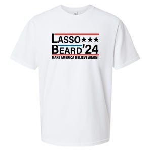 Lasso Beard 2024, MAKE AMERICA BELIEVE AGAIN! Sueded Cloud Jersey T-Shirt