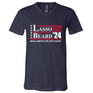 Lasso Beard 2024 V-Neck T-Shirt