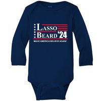 Lasso Beard 2024 Baby Long Sleeve Bodysuit