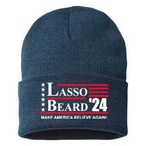 Lasso Beard 2024 Sustainable Knit Beanie