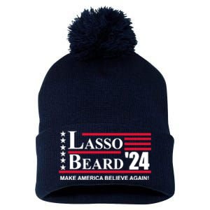 Lasso Beard 2024 Pom Pom 12in Knit Beanie