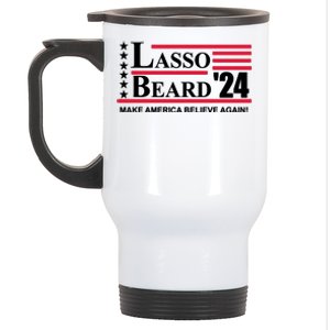 Lasso Beard 2024 Stainless Steel Travel Mug