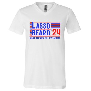 Lasso Beard 2024 V-Neck T-Shirt