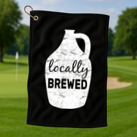 Locally Brewed Golf Towel