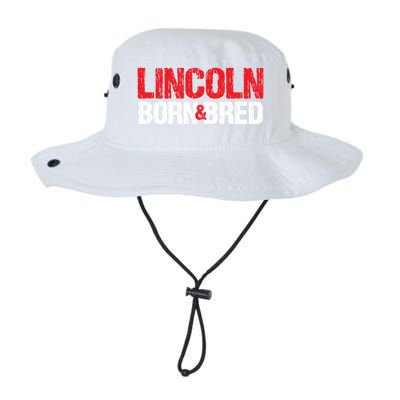 Lincoln Born And Bred Nebraska Hometown Ne Home State Gift Legacy Cool Fit Booney Bucket Hat