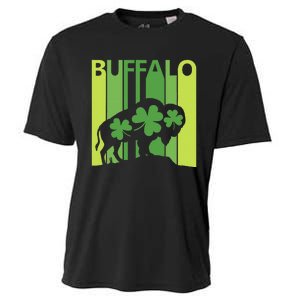 Lucky Buffalo Animal St Patrick's Day Irish Gift Cooling Performance Crew T-Shirt