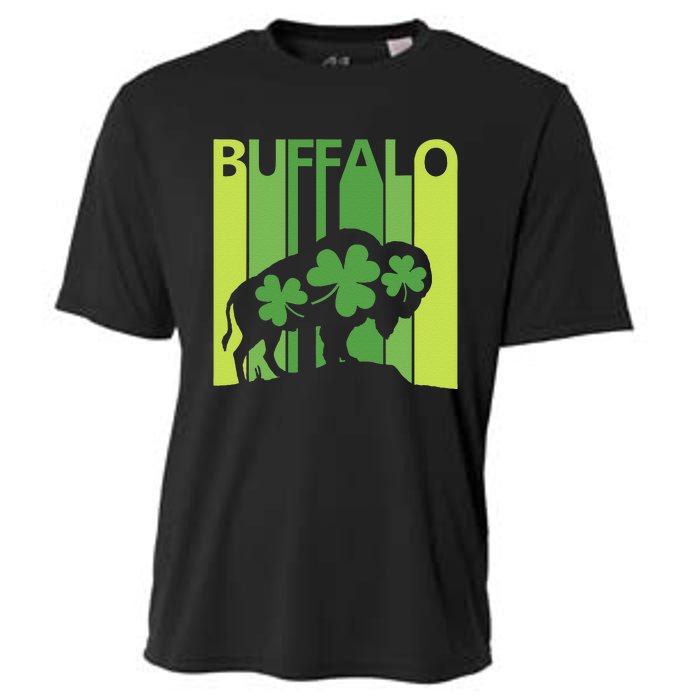 Lucky Buffalo Animal St Patrick's Day Irish Gift Cooling Performance Crew T-Shirt