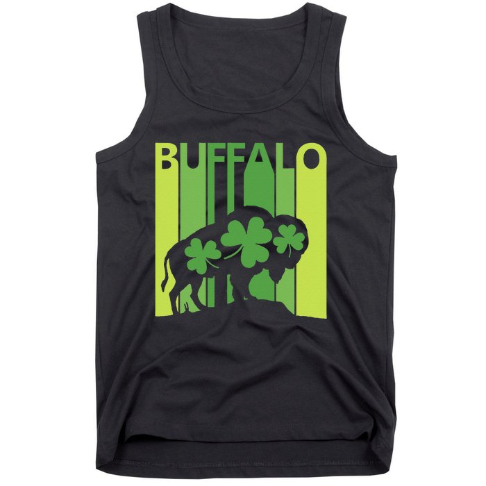 Lucky Buffalo Animal St Patrick's Day Irish Gift Tank Top