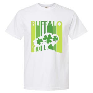 Lucky Buffalo Animal St Patrick's Day Irish Gift Garment-Dyed Heavyweight T-Shirt