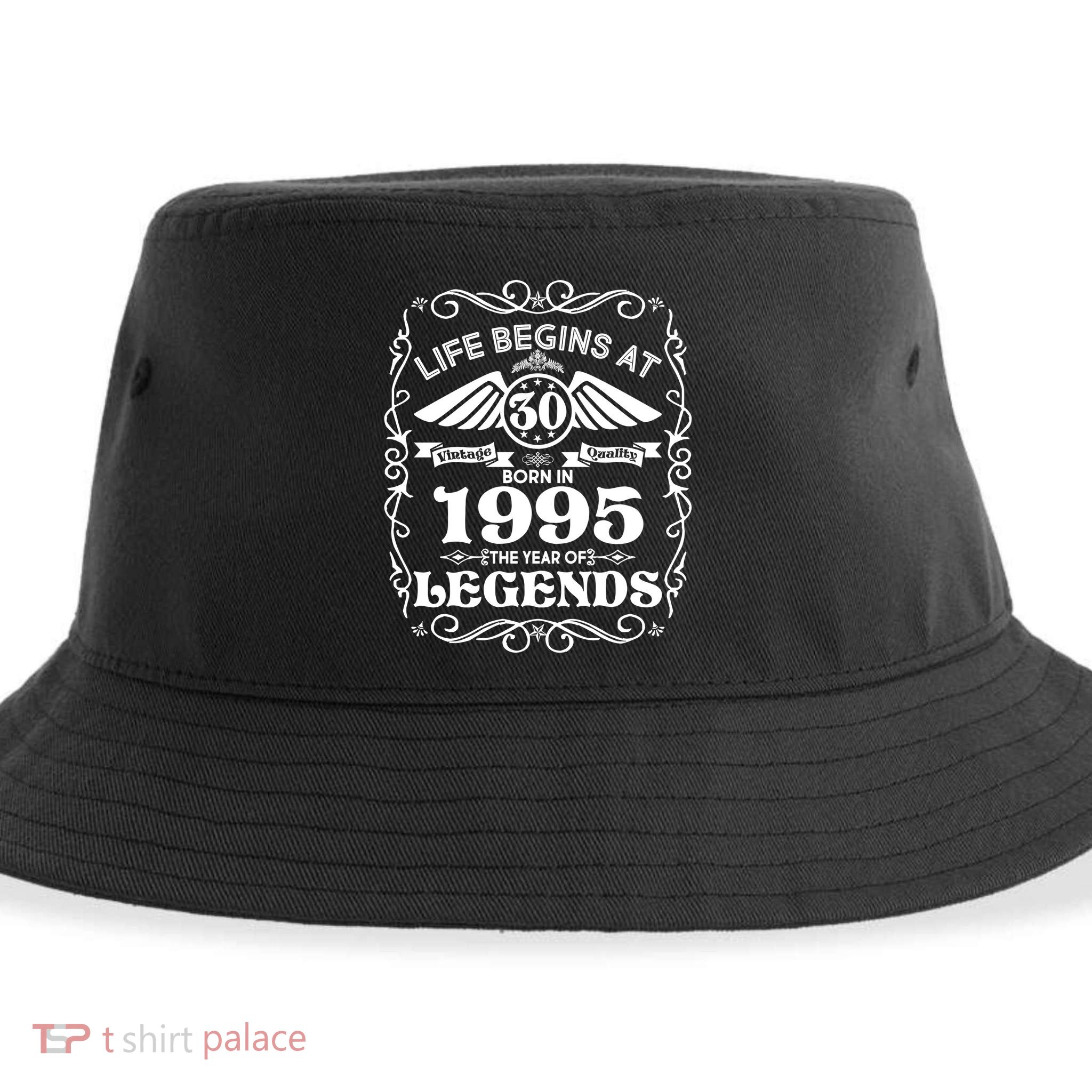 Life Begins At 30 Born In 1995 Year Of Legends Sustainable Bucket Hat