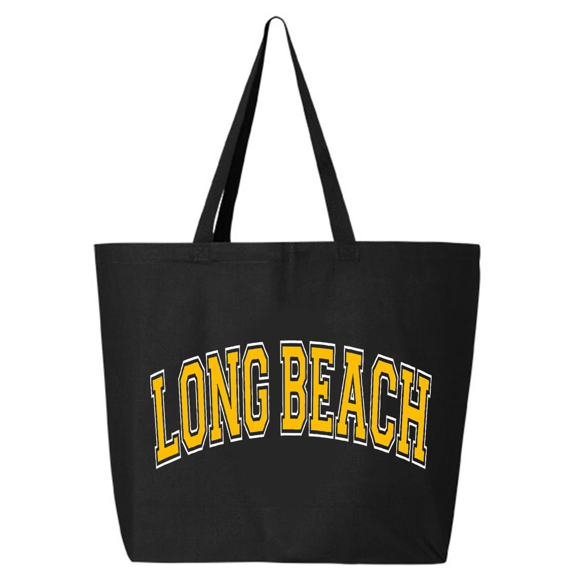 Long Beach Arched Amber Text 25L Jumbo Tote