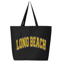 Long Beach Arched Amber Text 25L Jumbo Tote