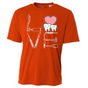 Love Being A Dentist Cute Cooling Performance Crew T-Shirt