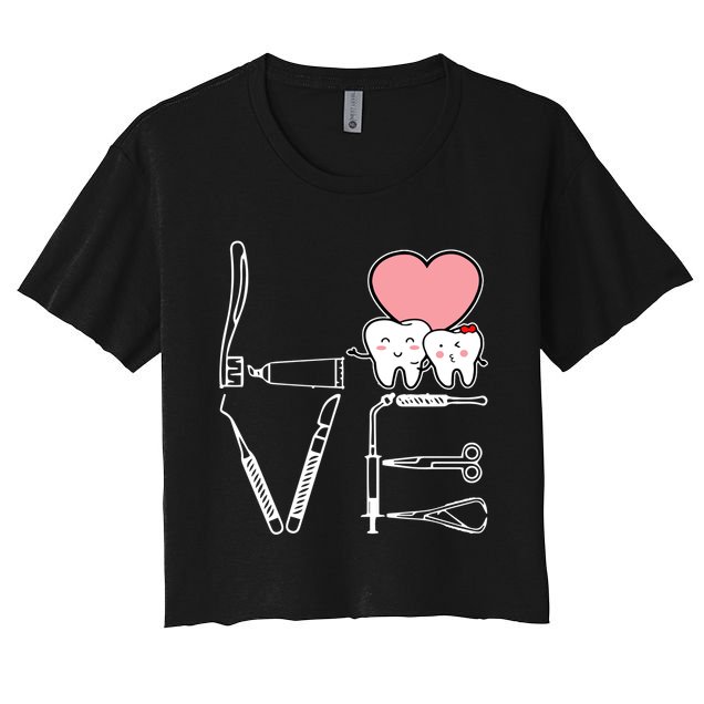 Love Being A Dentist Cute Crop Top