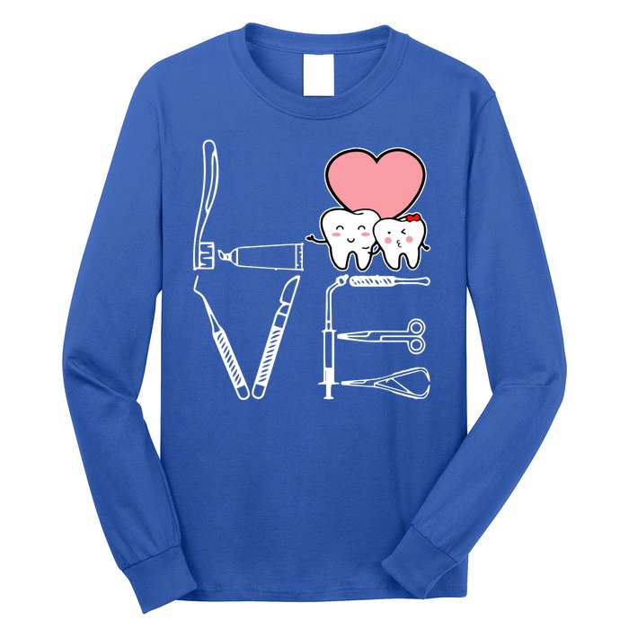 Love Being A Dentist Cute Long Sleeve Shirt