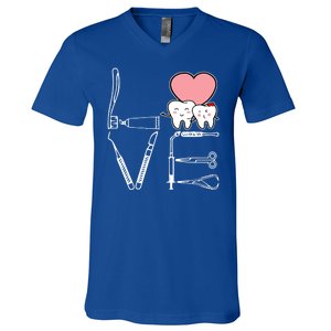 Love Being A Dentist Cute V-Neck T-Shirt