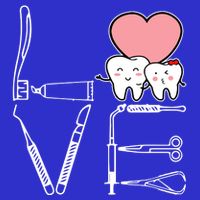 Love Being A Dentist Cute Button