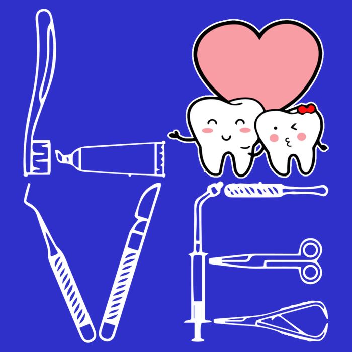 Love Being A Dentist Cute Button