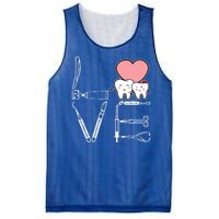 Love Being A Dentist Cute Mesh Reversible Basketball Jersey Tank