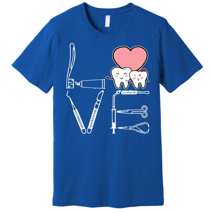 Love Being A Dentist Cute Premium T-Shirt