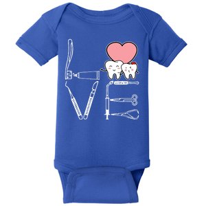 Love Being A Dentist Cute Baby Bodysuit