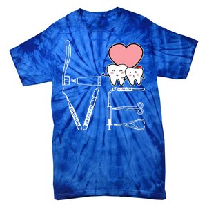 Love Being A Dentist Cute Tie-Dye T-Shirt