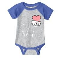 Love Being A Dentist Cute Infant Baby Jersey Bodysuit