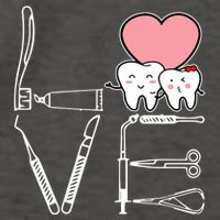 Love Being A Dentist Cute Vector Backpack