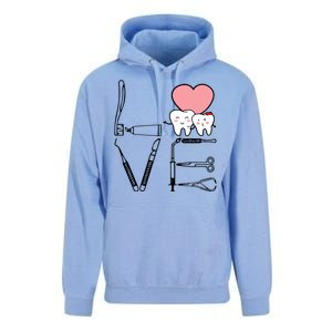 Love Being A Dentist Cute Unisex Surf Hoodie