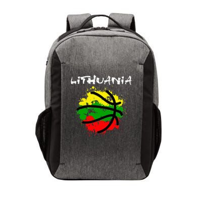 Lithuania Basketball Abstract Lithuania Strong Basketball Vector Backpack