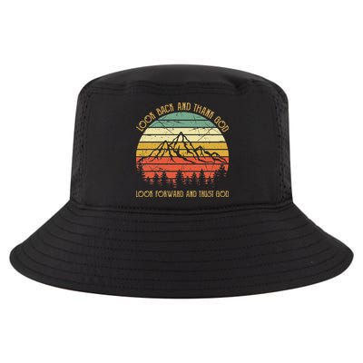 Look Back And Thank God Jesus Christian Cool Comfort Performance Bucket Hat