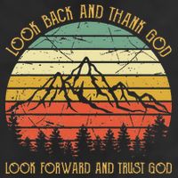 Look Back And Thank God Jesus Christian Cool Comfort Performance Bucket Hat