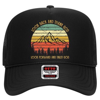 Look Back And Thank God Jesus Christian Hat