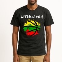 Lithuania Basketball Abstract - Lithuania Strong Basketball Tall T-Shirt