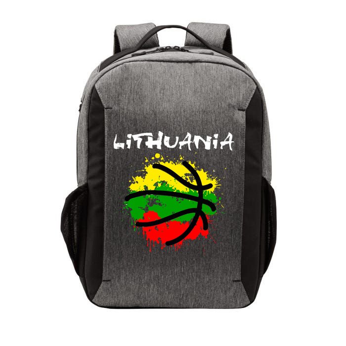 Lithuania Basketball Abstract - Lithuania Strong Basketball Vector Backpack