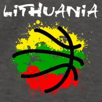 Lithuania Basketball Abstract - Lithuania Strong Basketball Vector Backpack