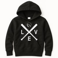 Love Baseball Apparel Baseball Kids Hoodie