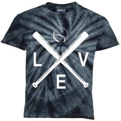 Love Baseball Apparel Baseball Kids Tie-Dye T-Shirt