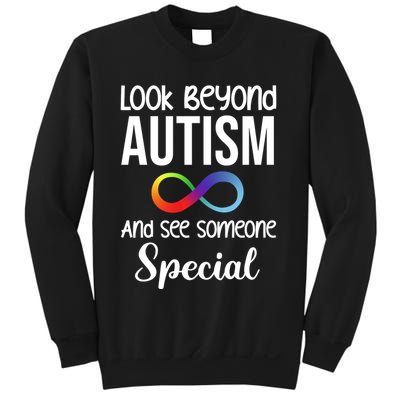 Look Beyong Autism And See Someone Special Sweatshirt