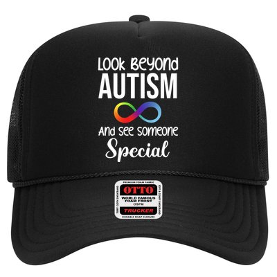 Look Beyong Autism And See Someone Special Trucker Hat
