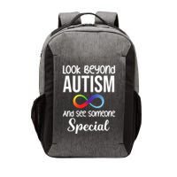 Look Beyong Autism And See Someone Special Vector Backpack