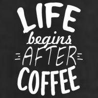 Life Begins After Coffee Adult Drive Performance Visor