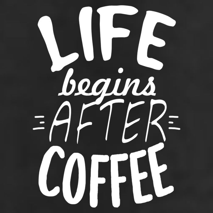 Life Begins After Coffee Adult Drive Performance Visor