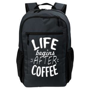 Life Begins After Coffee Daily Commute Backpack