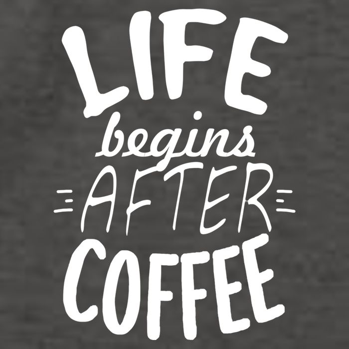Life Begins After Coffee Vector Backpack