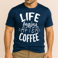 Life Begins After Coffee Cooling Performance Crew T-Shirt