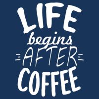 Life Begins After Coffee Cooling Performance Crew T-Shirt
