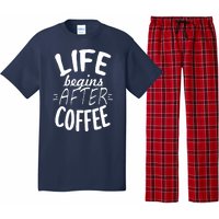 Life Begins After Coffee Pajama Set