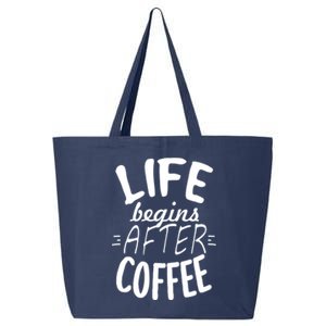 Life Begins After Coffee 25L Jumbo Tote